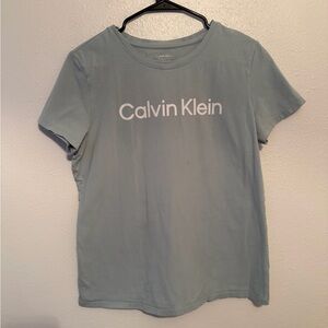 Calvin Klein Light Blue Short Sleeve Tee